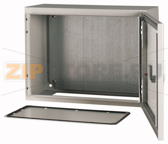 Щит металлический навесной с монтажной платой, ДхШхВ=200x400x300 мм Eaton CS-34/200 