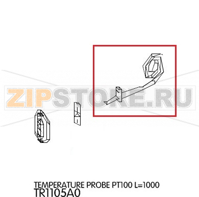 Temperature probe PT100 L=1000 Unox XBC 805 Temperature probe PT100 L=1000 Unox XBC 805Запчасть на деталировке под номером: 60Название запчасти на английском языке: Temperature probe PT100 L=1000 Unox XBC 805
