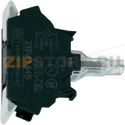 Светодиодный элемент красный, 24 В/DC, 24 В/AC, 1 шт. Schneider Electric ZBVB45 