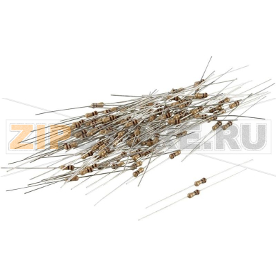 Резистор углеродно-пленочный 100 кОм, 0207, 0.25 Вт, 100 шт Royalohm CFR0W4J0104KIT 