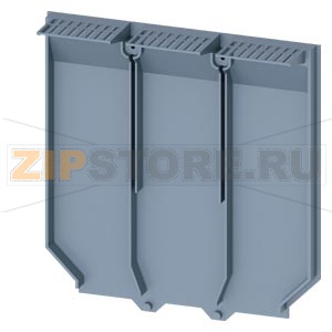 ИЗОЛИРУЮЩАЯ ПЛАСТИНА РАСШИРЕНН. 3-ПОЛ. 1 ШТ. ПРИНАДЛЕЖНОСТЬ ДЛЯ 3VA1 250 Siemens 3VA9211-0WK30 