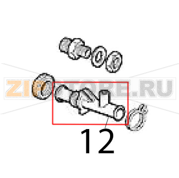 Raccordo di scarico Scotsman BF 80 Raccordo di scarico Scotsman BF 80Запчасть на деталировке под номером: 12