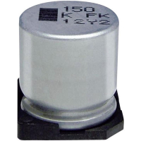 Конденсатор электролитический SMD 220 мкФ, 10 В, 20 %, (ØxH) 8x6.2 мм, 1 шт Panasonic EEEFK1A221AP