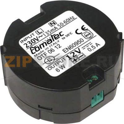 Преобразователь AC/DC, 0.5 А, 6 Вт, 12 В/DC Comatec OTF/06.12RA 