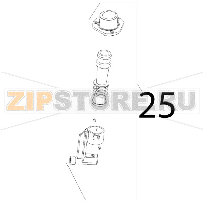 Gr. supporto bruc. 4 kW Angelo Po 2N1FAGF Gr. supporto bruc. 4 kW Angelo Po 2N1FAGFЗапчасть на деталировке под номером: 25