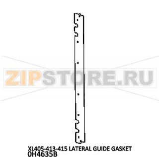 Lateral guide gasket Unox XL 415 Lateral guide gasket Unox XL 415Запчасть на деталировке под номером: 6Название запчасти на английском языке: Lateral guide gasket Unox XL 415