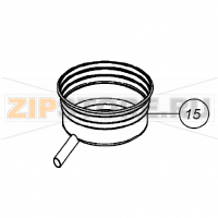 Stainless steel top container for Juicers Vema CE 2083