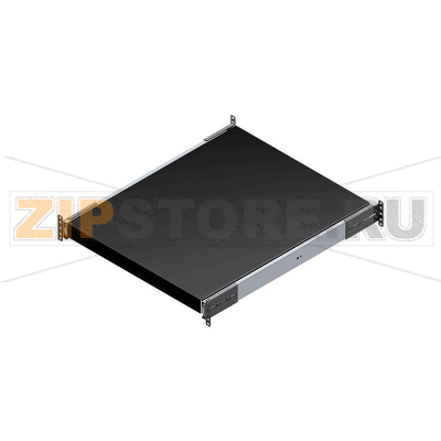 Лоток выдвижной закрытый 44x483x533 мм, материал: сталь, черный, 1 шт Hammond RSUS1921BK1 