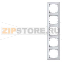 DELTA LINE АЛЮМИНЕВЫЙ МЕТАЛЛИК РАМКА 5-МЕСТНАЯ 364X80MM Siemens 5TG2555-3