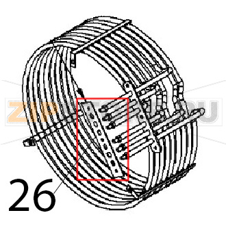 Guarnizione Angelo Po BX61E Guarnizione Angelo Po BX61EЗапчасть на деталировке под номером: 26