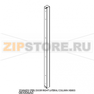 Stainless steel door right lateral column Unox XB 803 Stainless steel door right lateral column Unox XB 803Запчасть на деталировке под номером: 3Название запчасти на английском языке: Stainless steel door right lateral column Unox XB 803