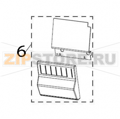 Trim panels Zebra ZT600 Trim panels Zebra ZT600Запчасть на деталировке под номером: 6