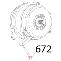 Dado es. DIN934, M5 Sirman Mirra 250 C