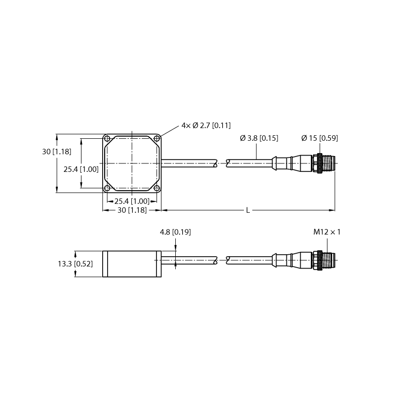 Датчик вибрации и температуры Turck QM30VT2 