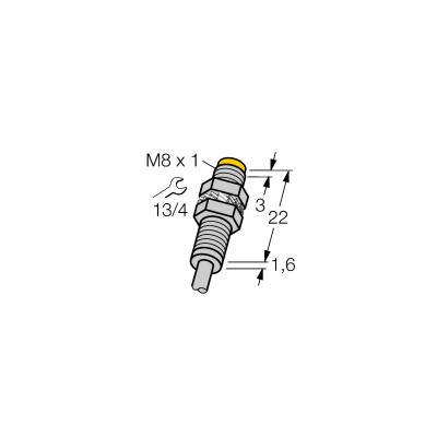 Датчик индуктивный Turck NI3-EG08K-Y1 