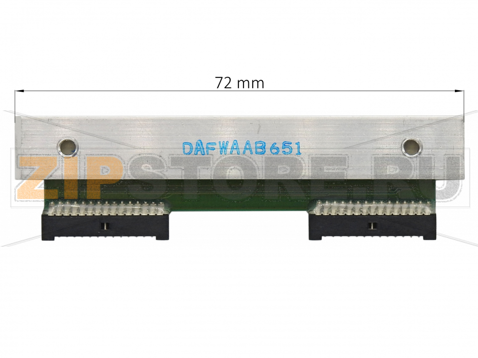 Печатающая термоголовка Zebra ZD410 (300dpi) Термоголовка Zebra ZD410 (300 dpi). Ресурс термоголовки: 50 кмЗапчасть на сборочном чертеже под номером: 16 Оригинальное название: P1079903-011 Printhead, 300dpi