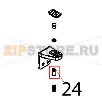 Pin Angelo Po FX61E1 Pin Angelo Po FX61E1Запчасть на деталировке под номером: 24