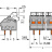 PCB terminal block; push-button; 2.5 mm; Pin spacing 5/5.08 mm; 4-pole; CAGE CLAMP®; commoning option; 2,50 mm; gray Wago 256-404/334-000 - PCB terminal block; push-button; 2.5 mm; Pin spacing 5/5.08 mm; 4-pole; CAGE CLAMP®; commoning option; 2,50 mm; gray Wago 256-404/334-000