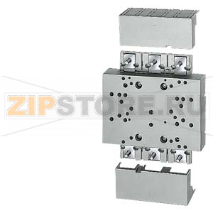 ШИННЫЙ АДАПТЕР 250MM WIDE FOR SWITCHING UNITS UP TO 630A (3KA55/57,3KE42/43,3KL55/57, 3NP52/53) 60MM SYSTEM, 5 + 10MM BUSBAR THICKNESS WITHOUT CONNECTION WIRING Siemens 8US1210-4AG00 