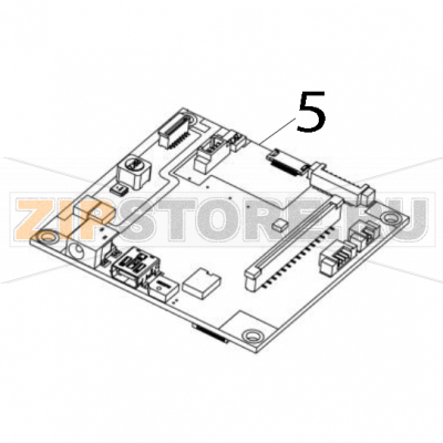 Main board assembly TSC Alpha-2R Main board assembly TSC Alpha-2RЗапчасть на деталировке под номером: 5