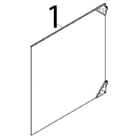Door inside glass ass. y Angelo Po FX61E2