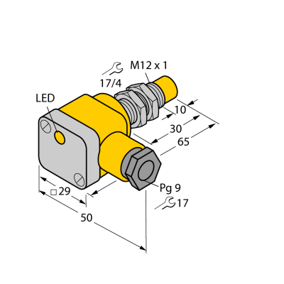 Датчик индуктивный Turck NI5-G12SK-Y1X 