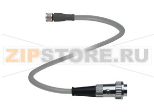 Кабель датчика-исполнительного устройства Female connector V31-GM-BK5M-PVC-U-PREH5-NPN Pepperl+Fuchs Описание оборудованияFemale cordset, M8, 4-pin, PVC cable
