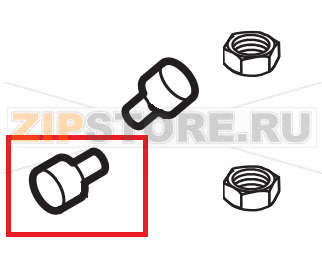 Fan guard panel pin Lainox NAEB101R   Fan guard panel pin Lainox NAEB101RЗапчасть на сборочном чертеже под номером: 51Название запчасти на английском&nbsp;языке: Fan guard panel pin Lainox NAEB101R