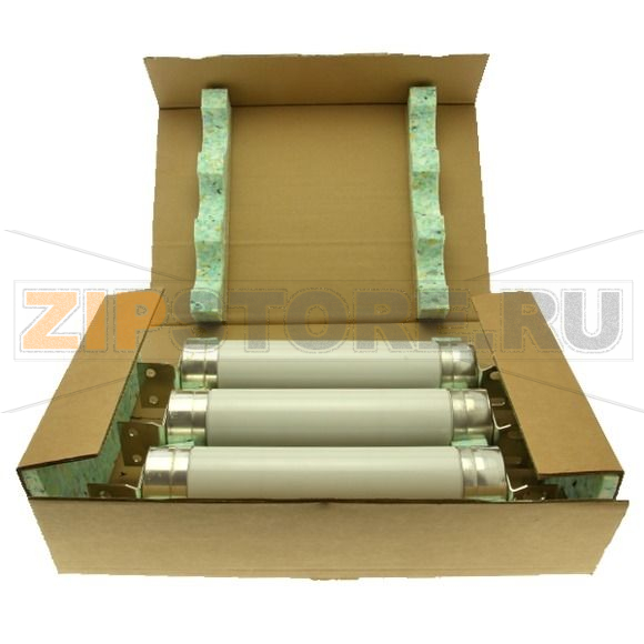 Предохранитель воздушный, 125 A, AC 12 kV, 20 кА, 76x359 мм, BS, с наклейкой Eaton 12KV 125AMP 3" 