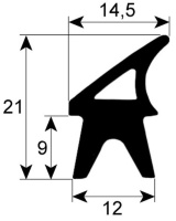 DOOR GASKET FOR OVEN 1310x675 mm