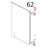 Perno filettato sup. porta Unox XV 703G