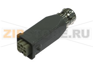 Кабель датчика-исполнительного устройства Female connector V8HAN-G-10M-PVC-ABG Pepperl+Fuchs Описание оборудованияFemale cordset, Harting, 8-pin, shielded, PVC cable