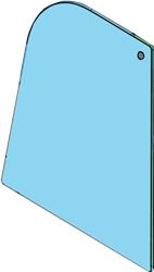 GLASS  SIDE DX DROP IN 