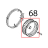 Ventola D=196, H =61, 38 pale, inox dado M8 Unox XVC 104