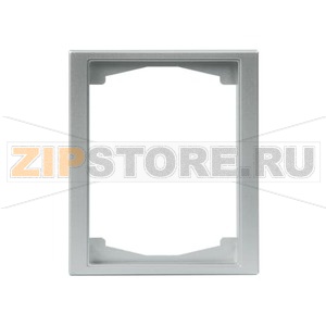 Рамка одноместная, 100 мм, алюминий ABB 2TKA000277G1 