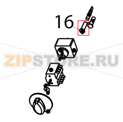 Green neon lamp 230 V Tecnoinox FR70E7 Green neon lamp 230 V Tecnoinox FR70E7Запчасть на деталировке под номером: 16