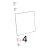 Internal glass hinge seal Unox XVC 205E
