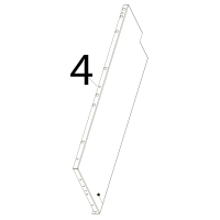 Right side panel L7 Tecnoinox PIN70E7