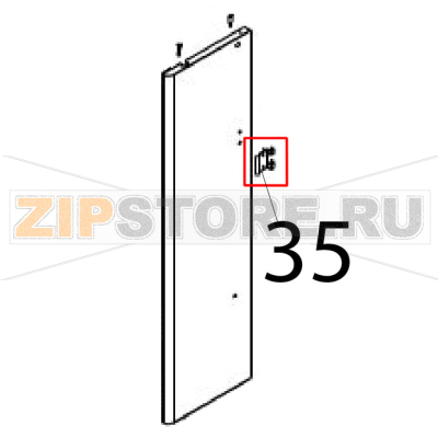 Probe support Angelo Po IS102SR Probe support Angelo Po IS102SRЗапчасть на деталировке под номером: 35