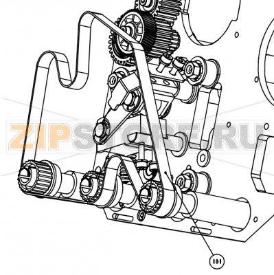 Ремень зубчатый 184 3MM HTD Datamax A-4212 Mark II LH Ремень зубчатый 184 3MM HTD Datamax A-4212 Mark II LHЗапчасть на сборочном чертеже под номером: 101Название запчасти Datamax на английском языке: BELT TIMING 184 TEETH 3MM HTD 