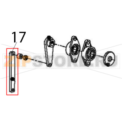 Rod Escher PM 60-V Rod Escher PM 60-VЗапчасть на деталировке под номером: 17