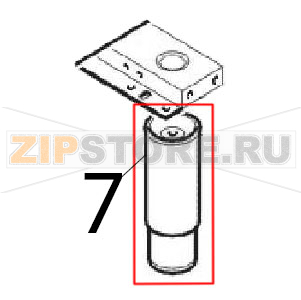 Foot stainless steel Angelo Po 0A1FR1G Foot stainless steel Angelo Po 0A1FR1GЗапчасть на деталировке под номером: 7