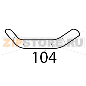 Handle Tecnoinox FRS35E7 Handle Tecnoinox FRS35E7Запчасть на деталировке под номером: 104