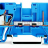 2-проводные / 2-контактные базовые клеммы; для DIN-рейки 35 x 15 и 35 x 7,5; 4 mm; CAGE CLAMP®; 4,00 mm; синие Wago 769-171/000-006 - 2-проводные / 2-контактные базовые клеммы; для DIN-рейки 35 x 15 и 35 x 7,5; 4 mm; CAGE CLAMP®; 4,00 mm; синие Wago 769-171/000-006