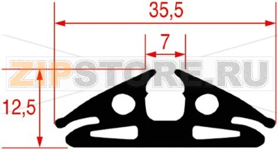 УПЛОТНИТЕЛЬ СТЕКЛА ПЕЧИ 1500 ММ 