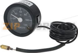 ЧЕРНЫЙ ТЕЛЕТЕРМОМЕТР Ø 52 ММ 0-120°C 