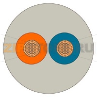 SIMATIC NET ЭНЕРГЕТИЧЕСКИЙ КАБЕЛЬ, 2-Х ЖИЛЬНЫЙ, МНОГОПРОВОЛОЧНЫЙ, 2X0,75 MM2, ПОСТАВКА ПО МЕТРАЖУ ОТРЕЗКАМИ ДЛИНОЙ 20 … 1000 М Siemens 6XV1812-8A