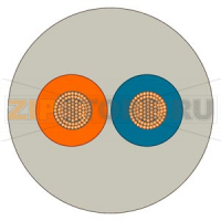 SIMATIC NET ЭНЕРГЕТИЧЕСКИЙ КАБЕЛЬ, 2-Х ЖИЛЬНЫЙ, МНОГОПРОВОЛОЧНЫЙ, 2X0,75 MM2, ПОСТАВКА ПО МЕТРАЖУ ОТРЕЗКАМИ ДЛИНОЙ 20 … 1000 М Siemens 6XV1812-8A
