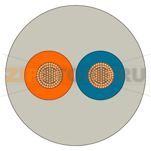 SIMATIC NET ЭНЕРГЕТИЧЕСКИЙ КАБЕЛЬ, 2-Х ЖИЛЬНЫЙ, МНОГОПРОВОЛОЧНЫЙ, 2X0,75 MM2, ПОСТАВКА ПО МЕТРАЖУ ОТРЕЗКАМИ ДЛИНОЙ 20 … 1000 М Siemens 6XV1812-8A 