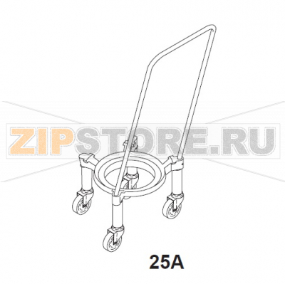 40/20L Bowl Truck Compl. Bear Varimixer AR40 VL-1S                                                                         40/20L Bowl Truck Compl. Bear Varimixer AR40 VL-1SЗапчасть на сборочном чертеже под номером: 25AНазвание запчасти на датском&nbsp;языке: 40/20L Bowl Truck Compl. Bear Varimixer AR40 VL-1S